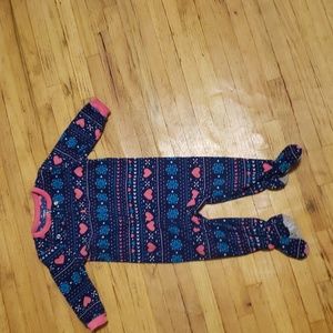 Carter's fleece pajamas size 12 months